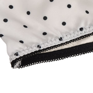 Slip midi Jadea 6327 pesco + seta a pois in cotone elasticizzato 2 pz