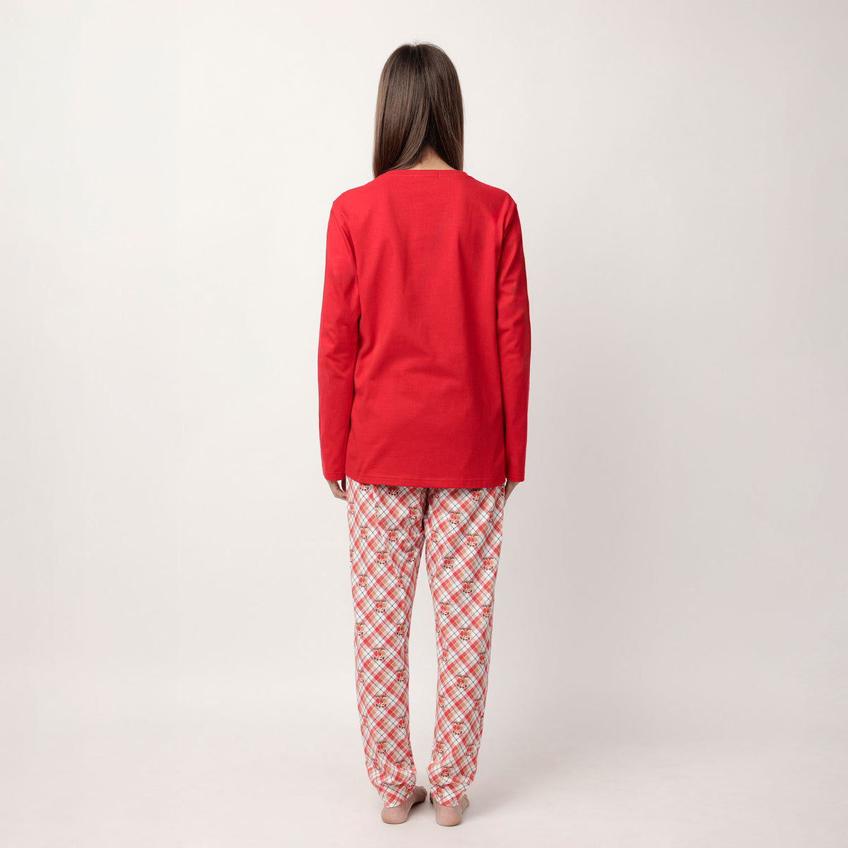 Pigiama donna natalizio caldo cotone Admas 63339