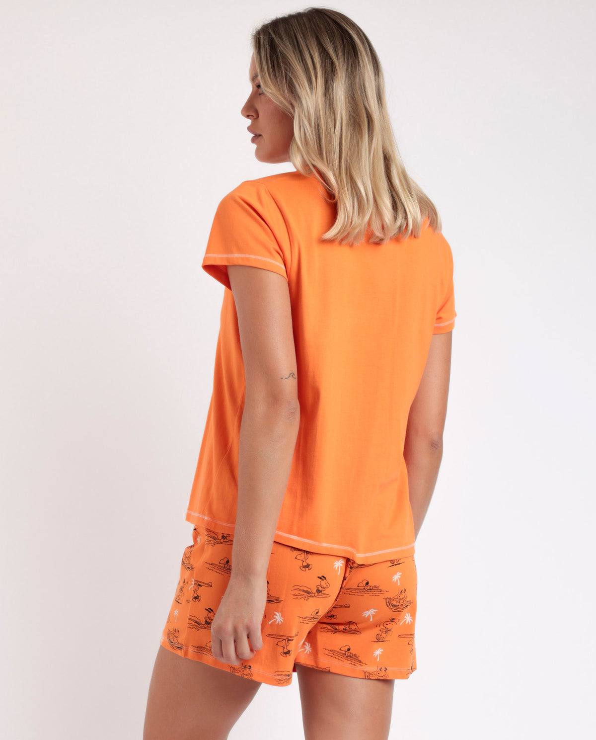Pigiama Estivo Donna di Snoopy 100% cotone Admas 63434