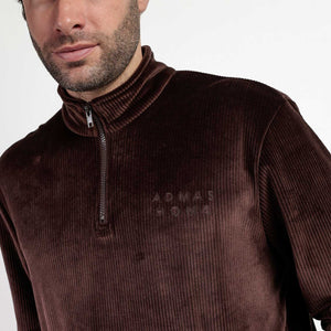 Pigiama uomo in ciniglia collo alto Admas 63795