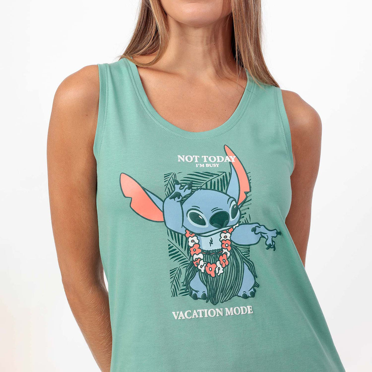 Pigiama corto donna 100% cotone Stitch Disney 64276