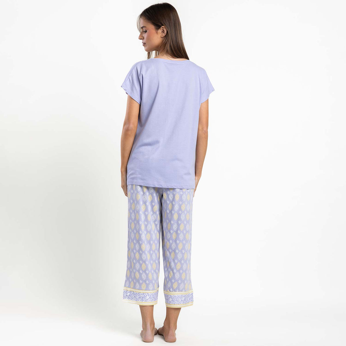 Pigiama donna pantalone capri cotone Admas 64582