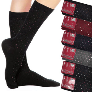 Calze lunghe gambaletto caldo cotone Meritex 6566 A 6 paia