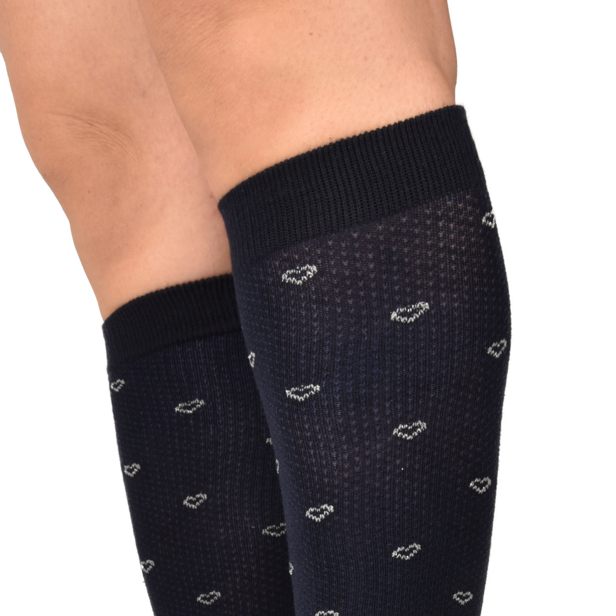 Calze Lunghe assortite donna caldo cotone Meritex 6601 fantasia A 6 paia 