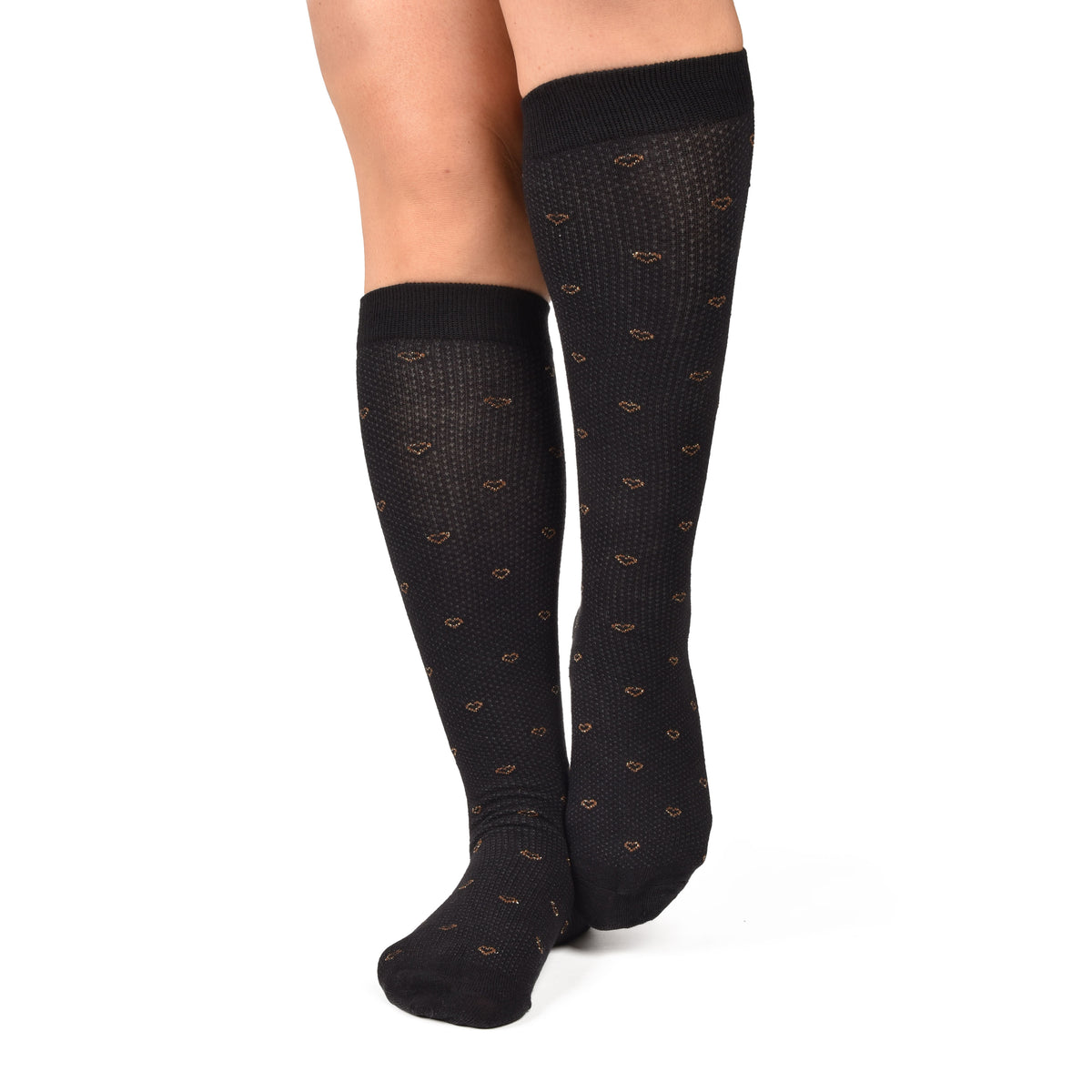 Calze Lunghe assortite donna caldo cotone Meritex 6601 fantasia B 6 paia 