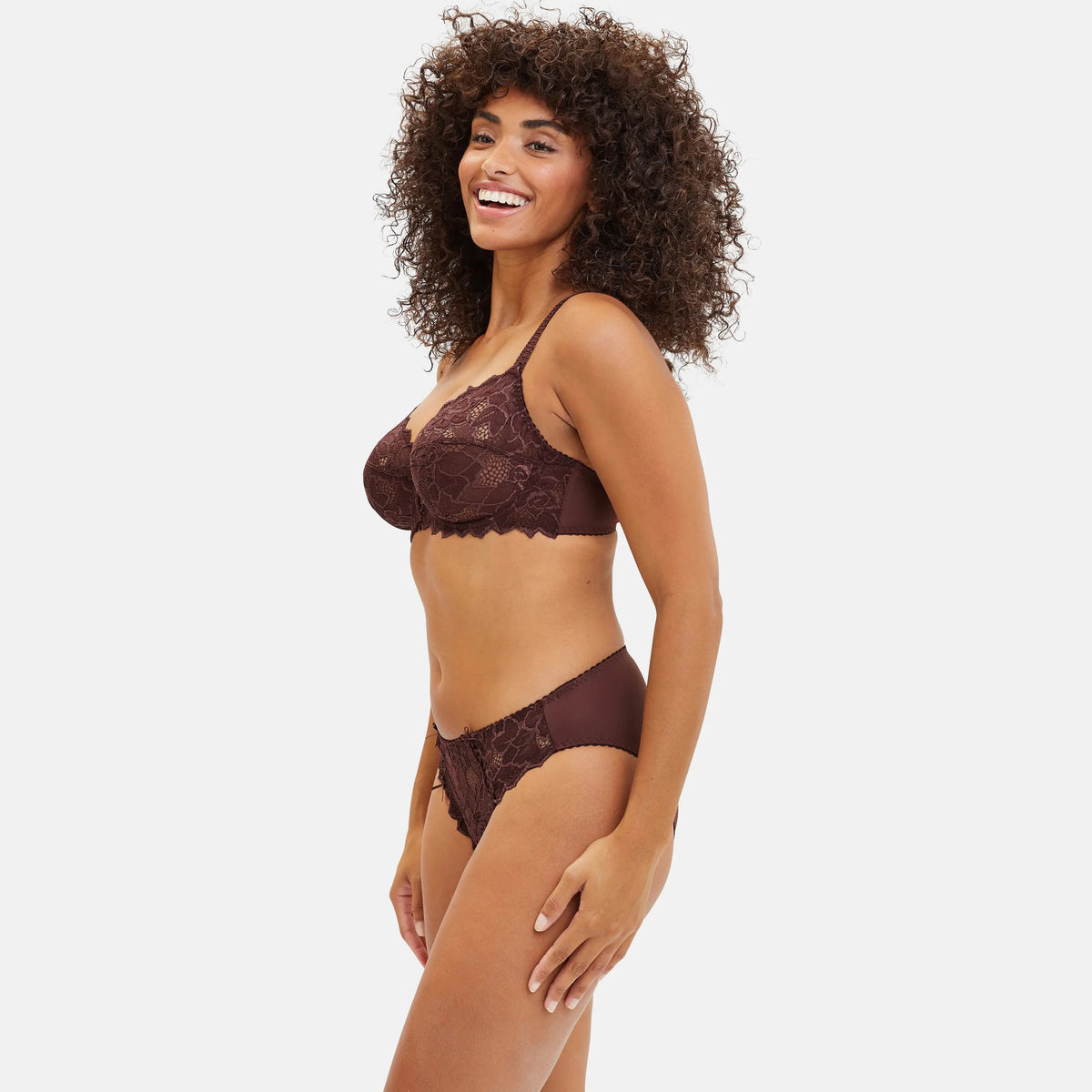 Slip donna pizzo e microfibra Sans Complexe 66564