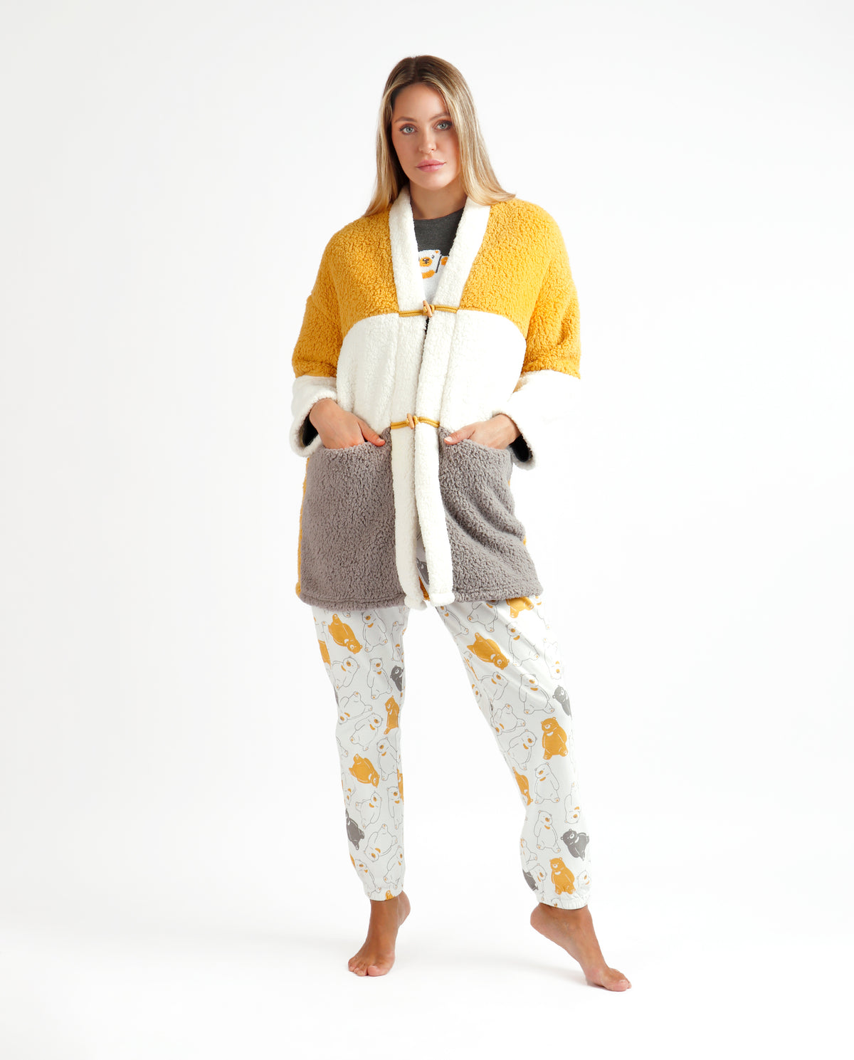 Giacca da camera con alamari donna tricolore Admas 67037