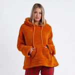 Felpa con cappuccio in pile coral giacca da camera Admas 67096