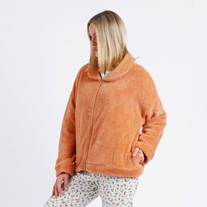Giacca donna con zip Admas pile di coral 67097