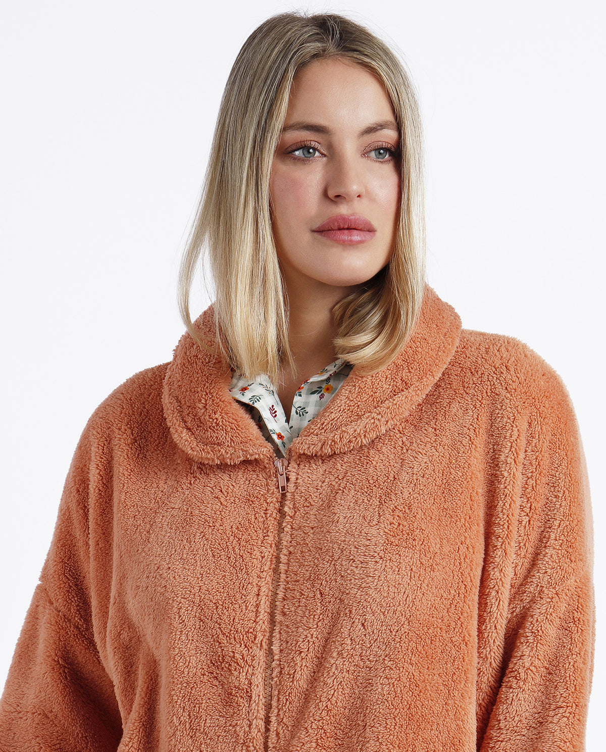 Giacca donna con zip Admas pile di coral 67097