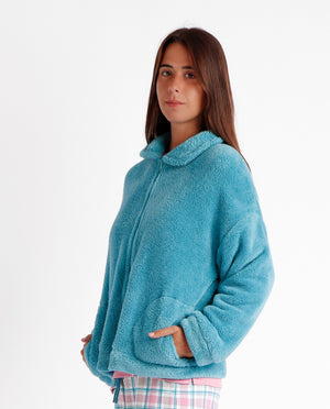 Giacca donna con zip Admas pile di coral 67097