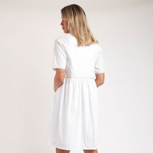 Vestaglietta donna in cotone con pizzo e ricamo Admas 67233
