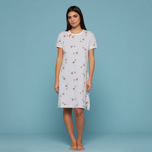 Camicia da notte donna cotone Cippi 6745-B-S23