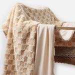 Coperta calda doube-face effetto teddy Admas 69109