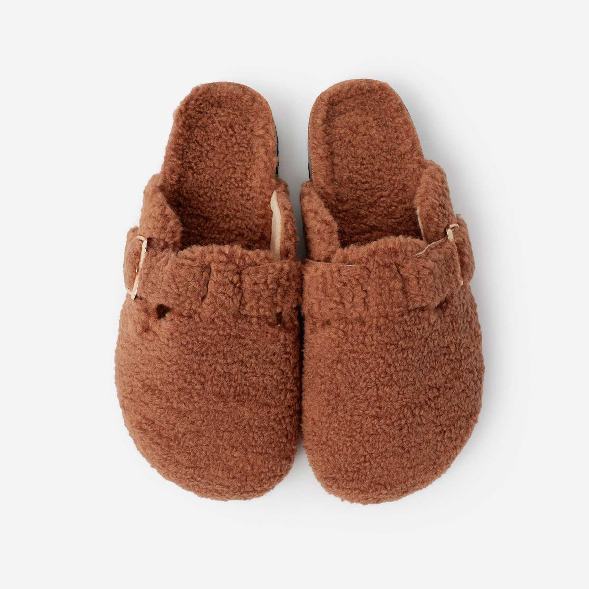 Pantofole donna antiscivolo in sherpa Admas 69128