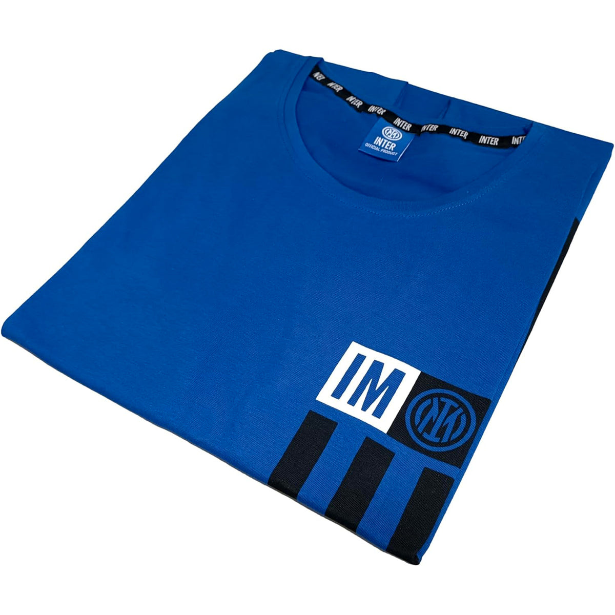 T-shirt maglia uomo girocollo 100% cotone ufficiale INTER