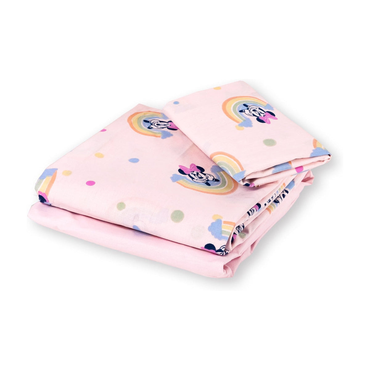 Completo lettino 100% cotone minnie Disney 