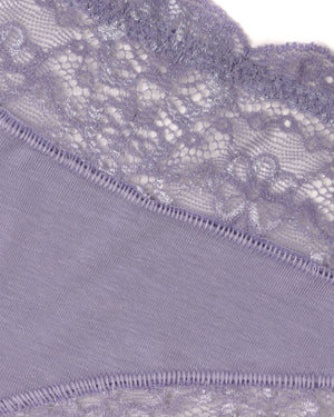 Slip donna Jadea 742 in cotone e pizzo 3 pz