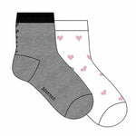Calze bambina Meritex 7541 cuori in cotone 6 paia