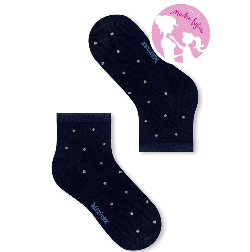 Calze da bambina Meritex 7544 in cotone fantasia 6 paia