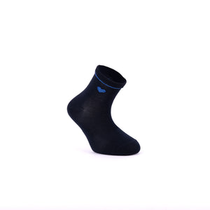 Calze corte bimba Meritex 7572 con cuoricino lurex 6 paia