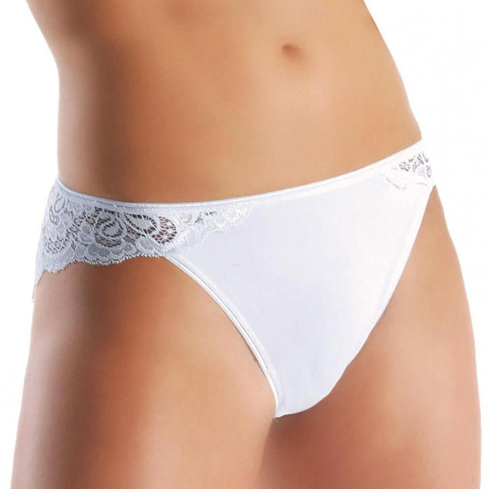 Slip donna Jadea 789 cotone e pizzo 3 pezzi
