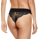Slip brasiliana Jadea 8015 cotone elasticizzato e pizzo 3 pz