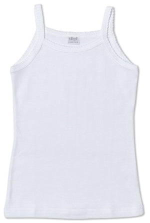 Canottiere bimba Ellepi 8228 cotone bretellina 3 pz