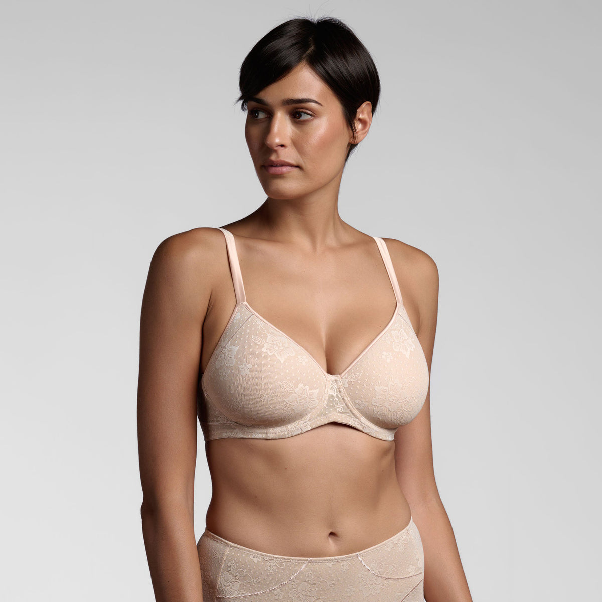 Reggiseno balconcino Lepel Bouquet 381 coppa C con ferretto