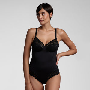 Body contenitivo senza ferretto Lepel 254 in pizzo