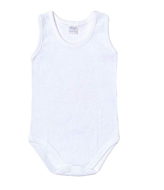 Body neonato bambino Ellepi 840 spalla larga in cotone 3 pz