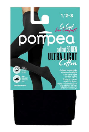 Collant donna in cotone Pompea ultra light cotton 