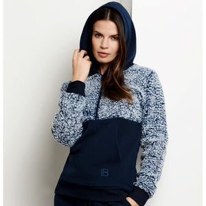 Tuta donna felpata navy Laura Biagiotti BOS 96591S 