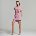 Maxi t-shirt in cotone abito casa Pompea Carina