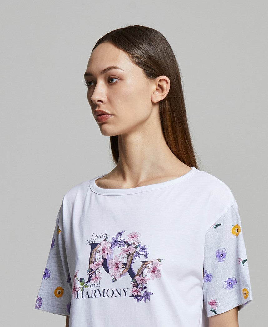 Pigiama donna fiori Pompea Febe