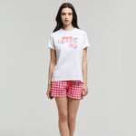 Pigiama donna estivo corto 100% cotone Pompea Frida