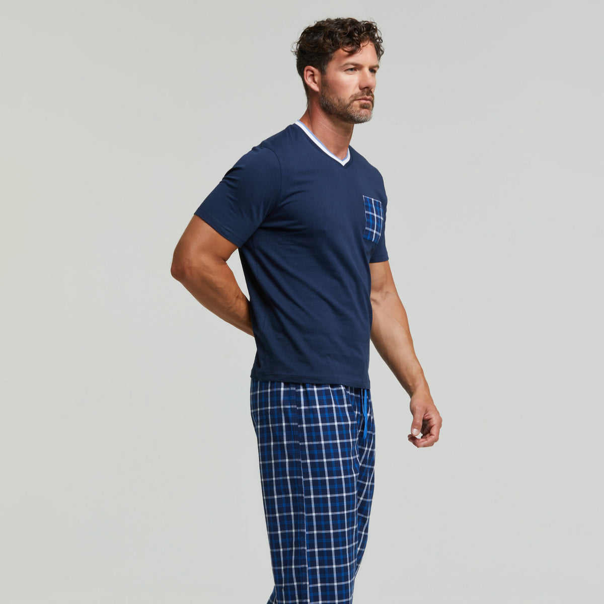 Pigiama uomo pantalone lungo Cotone Pompea Liam