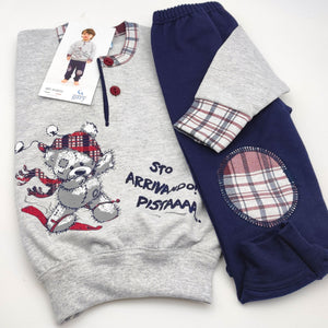 Pigiama Gary Neonato H10033 felpato