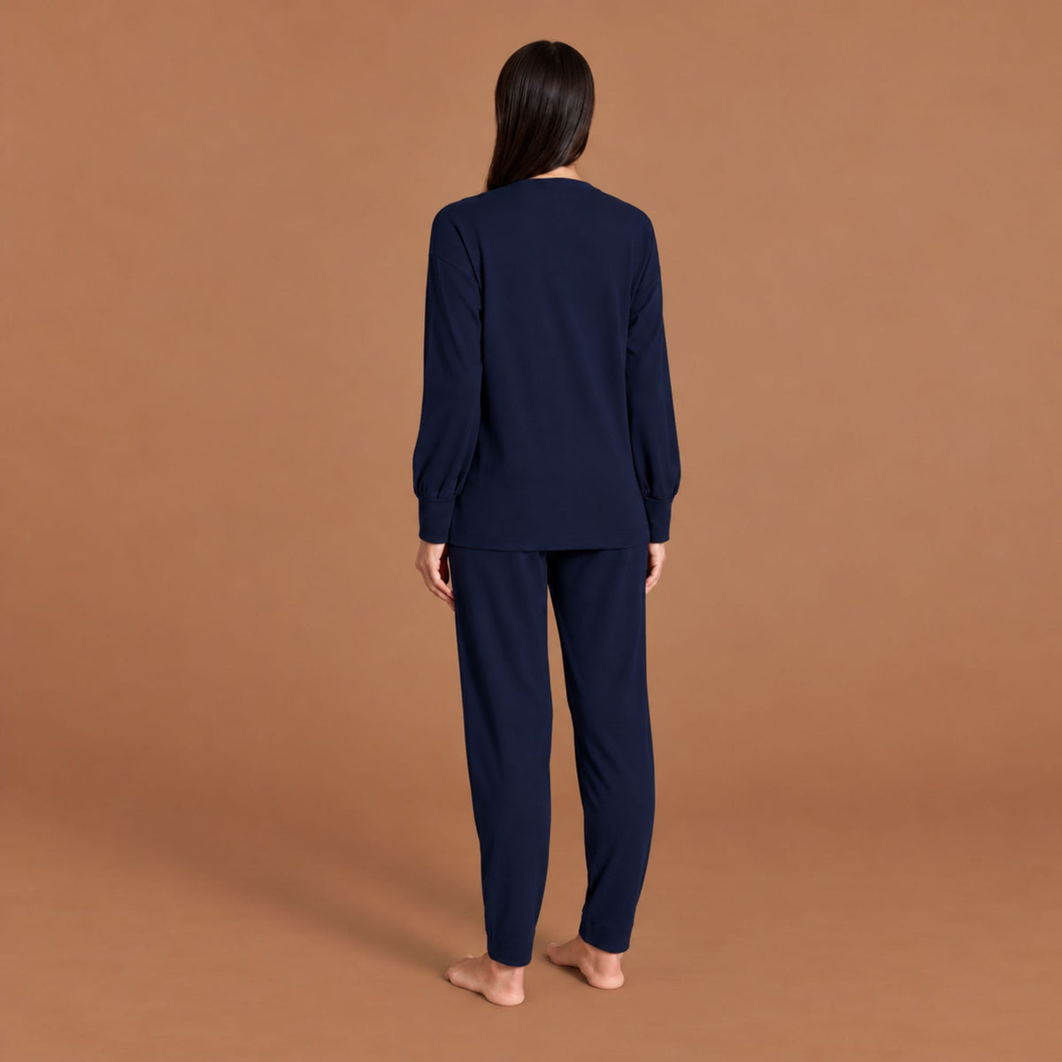 Pigiama donna stile tuta caldo cotone Ragno DU31NQ