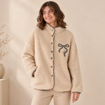 Giacca da camera donna in eco agnellino Noidinotte GE3126