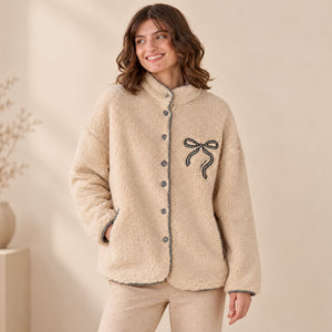 Giacca da camera donna in eco agnellino Noidinotte GE3126