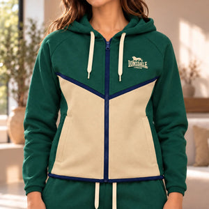 Tuta donna in felpa garzata con cappuccio Lonsdale LODAI26264