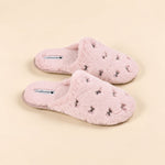 Pantofole in eco pelliccia con fiocchetti Noidinote PF3295
