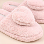 Pantofole donna in eco-pelliccia cuoricini Noidinotte PF3303