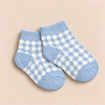 Calzini da neonato fantasia vichy caldo cotone Noidinotte 1603