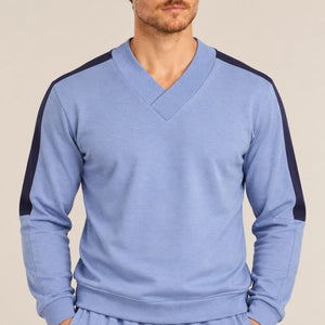 Pigiama uomo in caldo cotone scollo a V Ragno U990N2