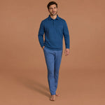 Pigiama uomo maglia stile polo caldo cotone Ragno UA73N4