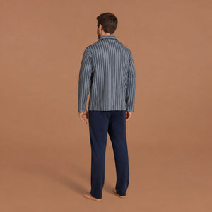 Pigiama uomo in caldo cotone maglia aperta Ragno UA73N7/UA73N6