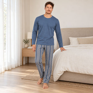 Pigiama uomo girocollo in caldo cotone Ragno UA73NQ