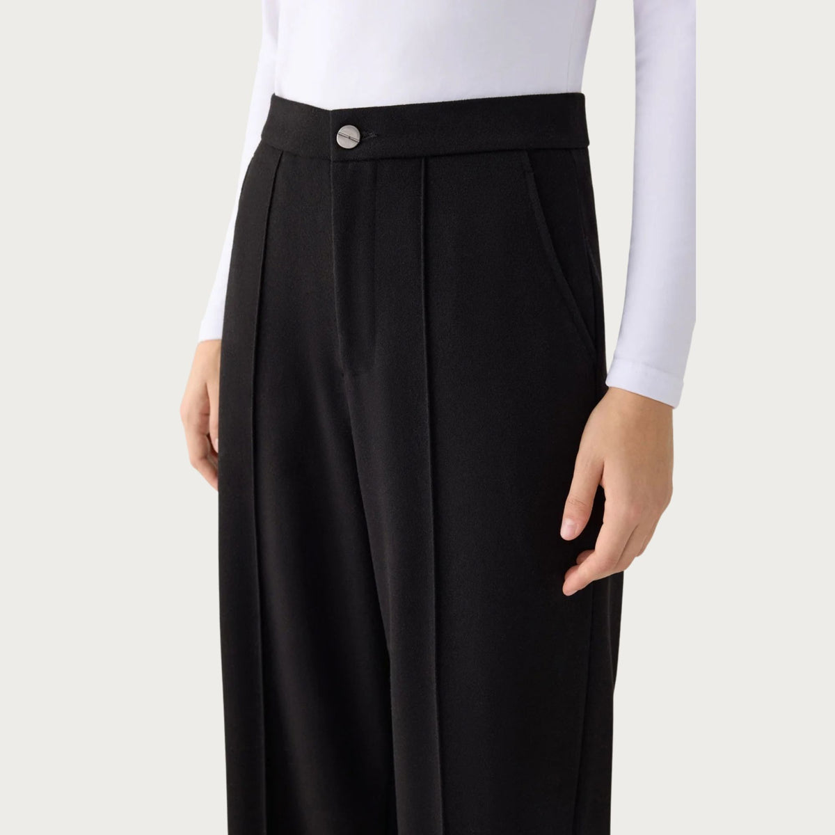 Pantalone donna vita alta viscosa Ysabel Mora 70487